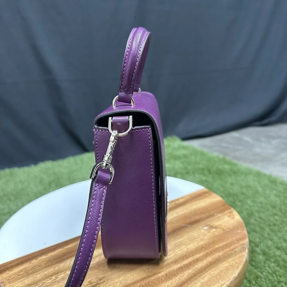 Kate Spade Staci Square Crossbody‎ Plum Pie